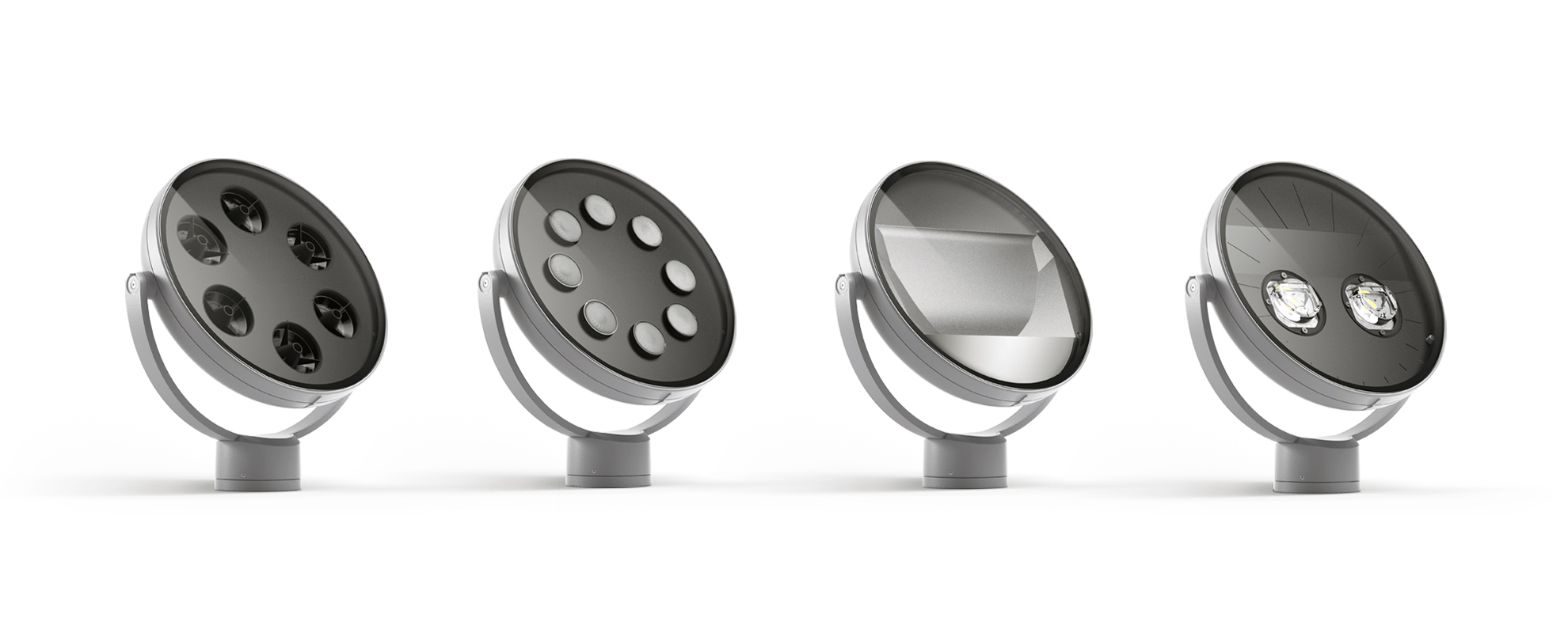 8840608 Проектор Platek SUN Large Proiettore  SUN Large Floodlight - 32 LED RGBW 70°  - Вид №1