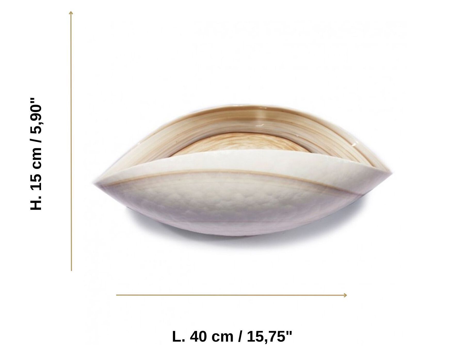 Центральные элементы из муранского стекла ручной работы YourMurano Shell ARCH-00067229 - Вид №5