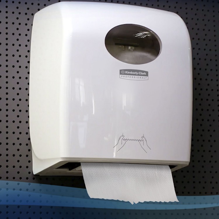 6657 Kimberly Clark Полотенца бумажные в рулоне Kimberly Clark Scott Slimroll 6657 1-слойные 6 рулонов по 165 метров  - Вид №1