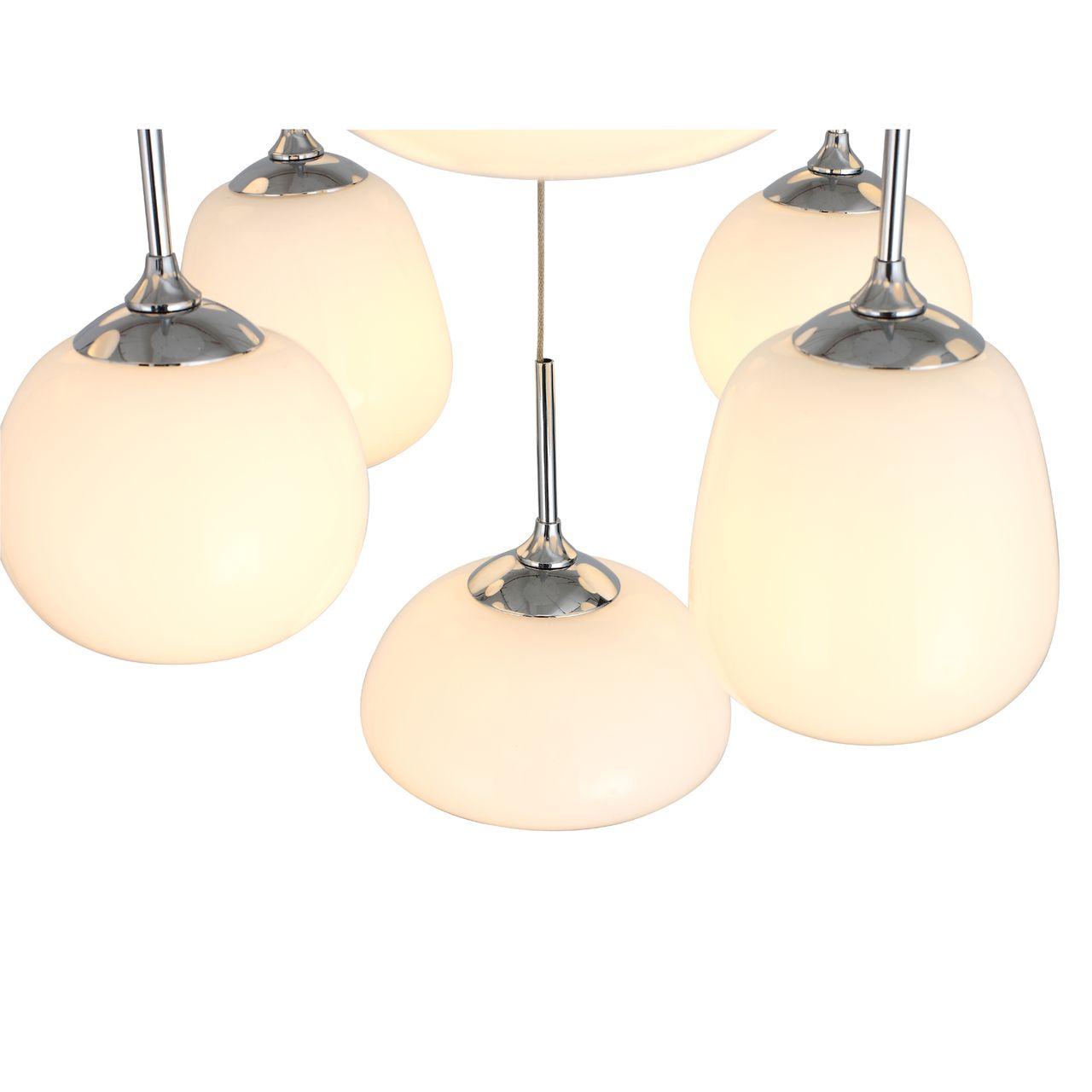 Подвесная светодиодная люстра ST Luce Candido SL331.503.14 ST LUCE ДИЗАЙНЕРСКИЕ, CANDIDO, ШАР 187753 Белый  - Вид №1