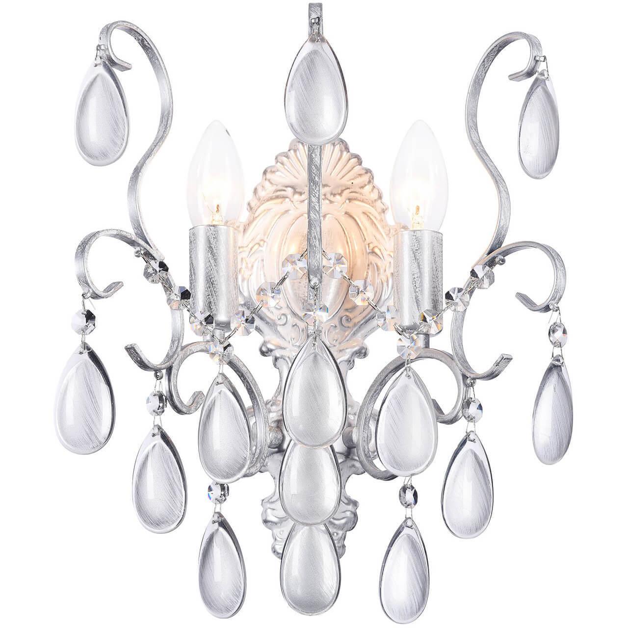 Бра настенное серебристое Freya Chabrol FR2302WL-02S FREYA СВЕЧА 00-3931262 Серебро  - Вид №3