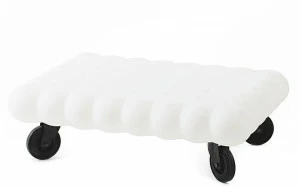 SLIDE Вращающийся прямоугольный журнальный столик из полиуретана