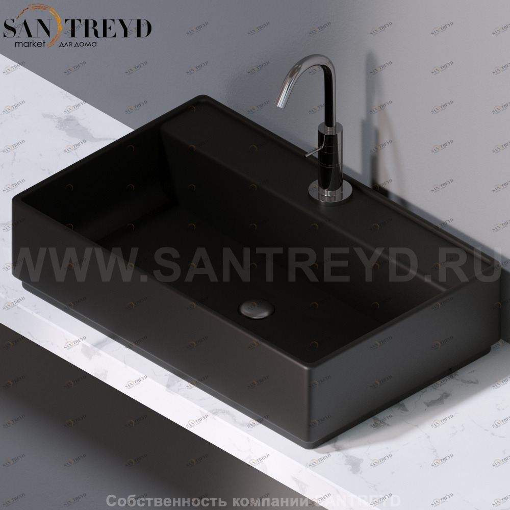 L621105 Накладная раковина на столешницу  прямоугольная A. e T. Italia Fly AeT ITALIA