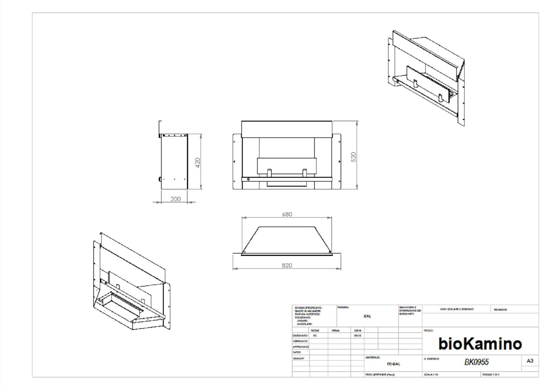 bioKamino Встроенный камин на биоэтаноле Bk sun-id-1473854 - Вид №11