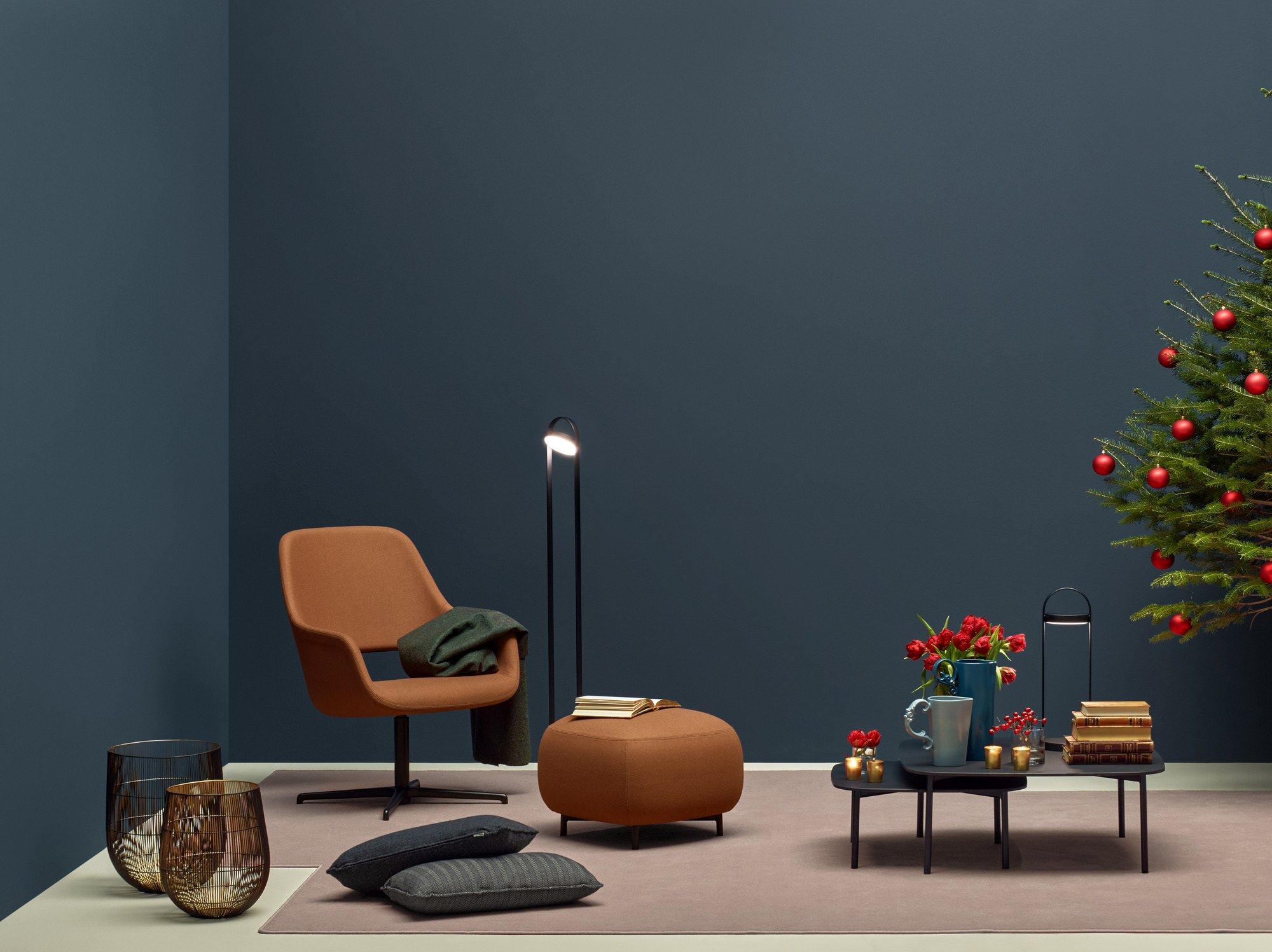 Квадратный пуф из ткани Pedrali Buddy ARCH-00097903 - Вид №3