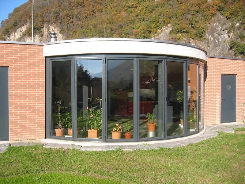 FRUBAU Складное стеклянное окно из алюминия с терморазрывом Vetrate sun-id-1493758 - Вид №1