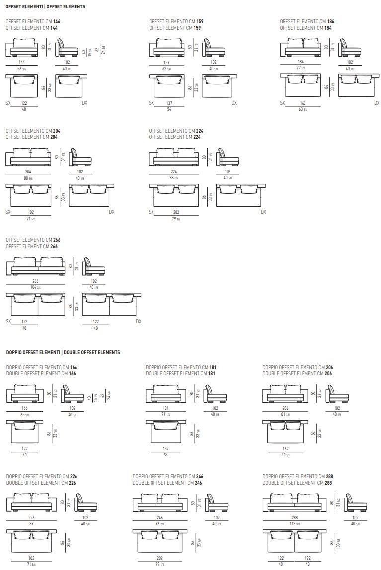 Minotti Секционный модульный диван из ткани sun-id-1383757 - Вид №12