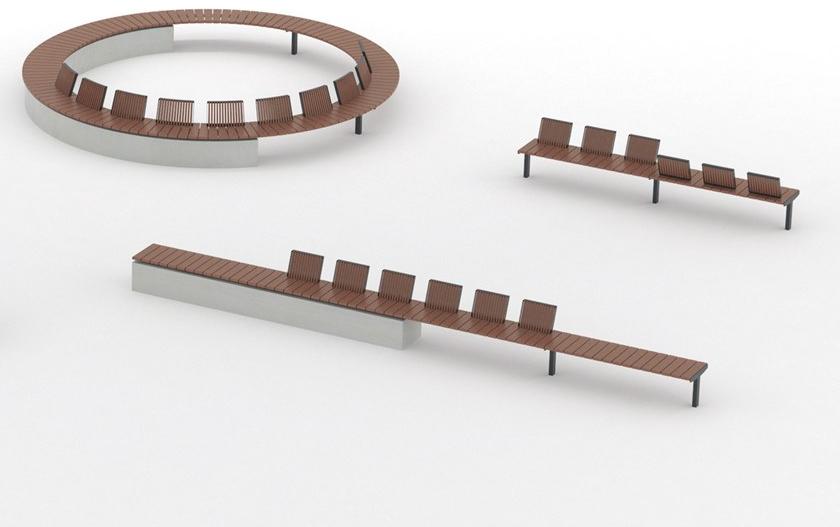 mmcité1 Модульная скамья sun-id-1377560 - Вид №4