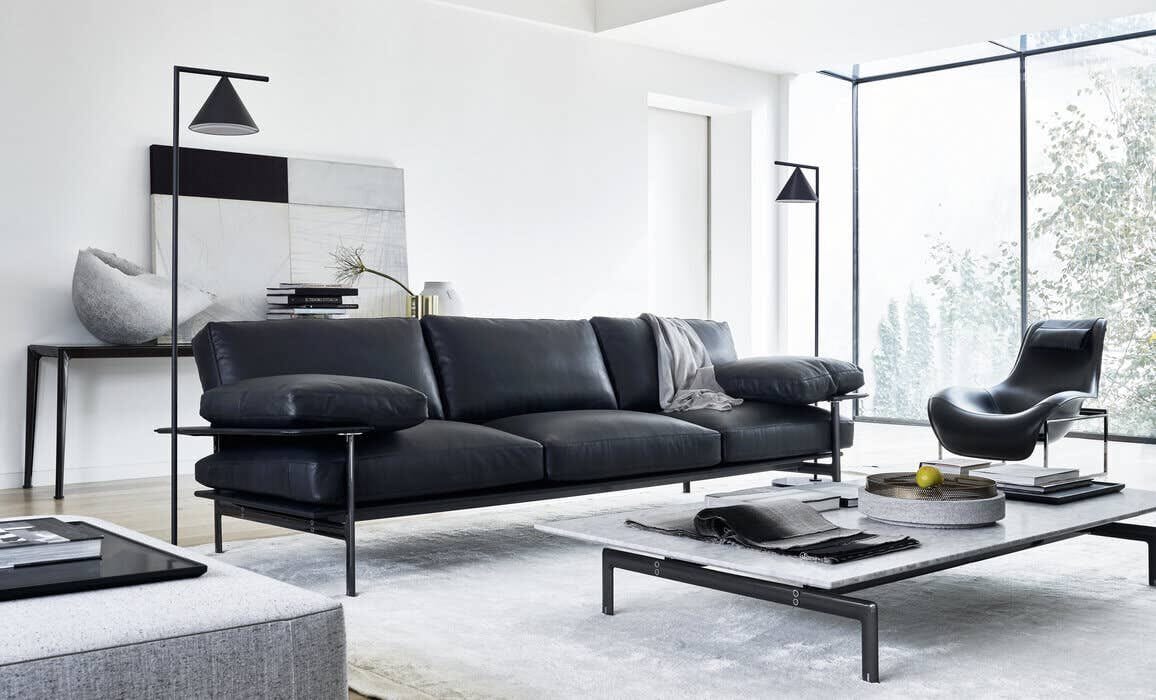 3-местный кожаный диван B&B Italia Диез ARCH-00117335 - Вид №9