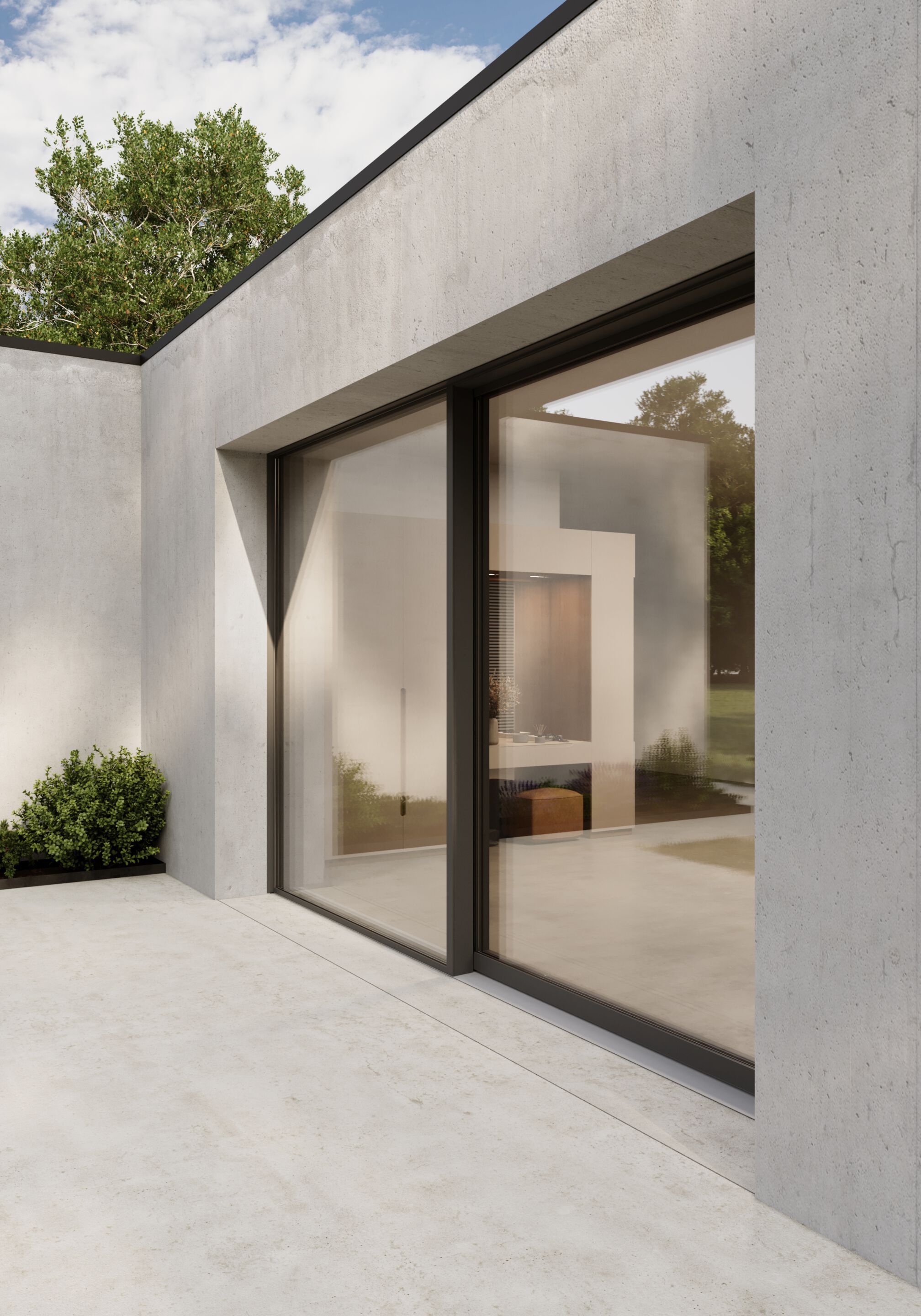 Минимальное деревянное окно-алюминий Impronta BLEND ARCH-00030717 - Вид №6