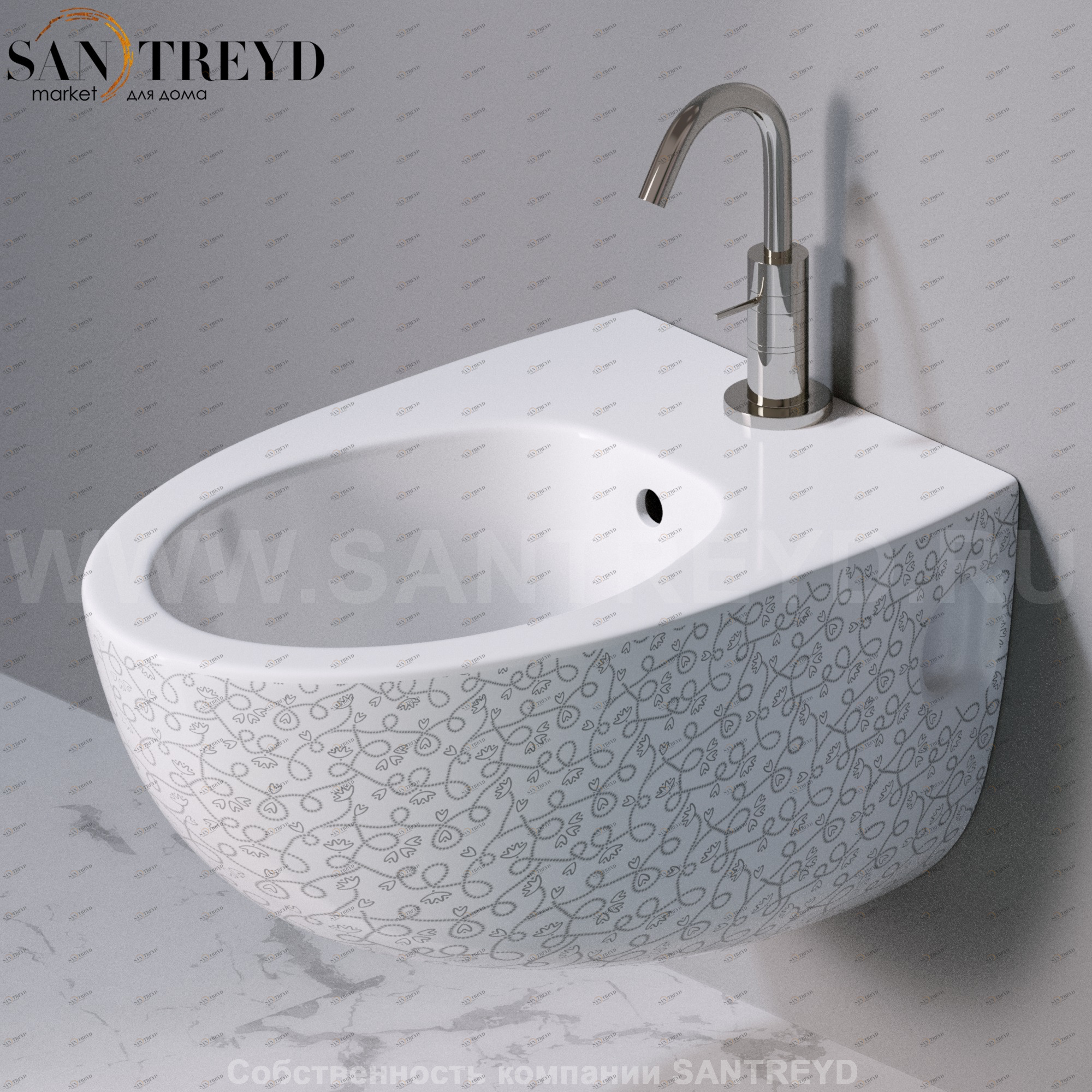 S512.400 Биде подвесное OVAL A. e T. Italia AeT ITALIA