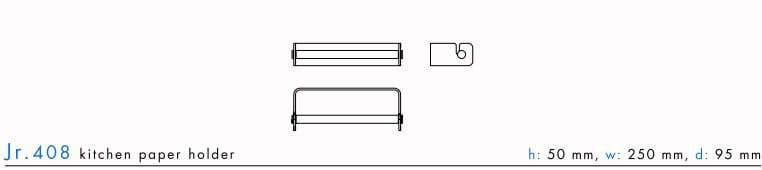 Алюминиевый кухонный держатель рулона Inno Jr ARCH-00014715