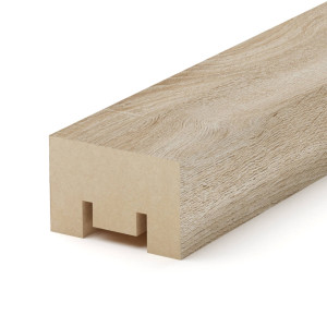 Интерьерная рейка МДФ STELLA Милана Дуб Сонома 20*30*2700 (уп.8 шт.) STSR-822