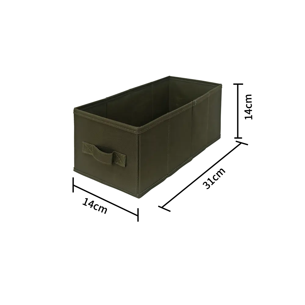 Короб-органайзер Тайга зелен S KONSENSA STLM-2028552