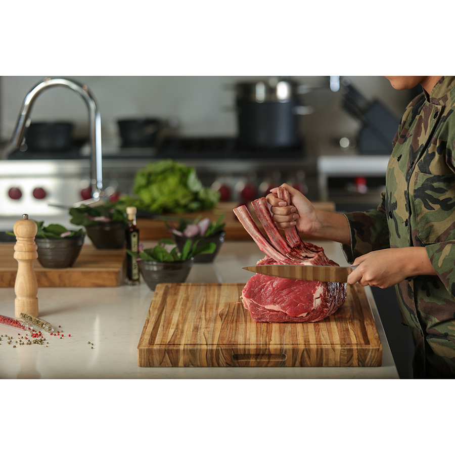 TH108 Доска для мяса traditional 61x46 см TEAKHAUS  - Вид №2