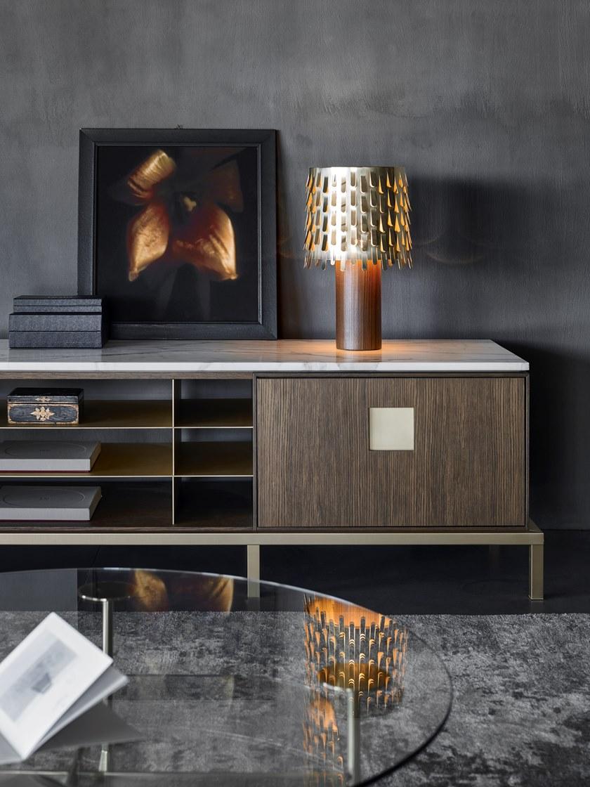 GHIDINI1961 Круглый журнальный столик из хрусталя  Rh102pb113  - Вид №2