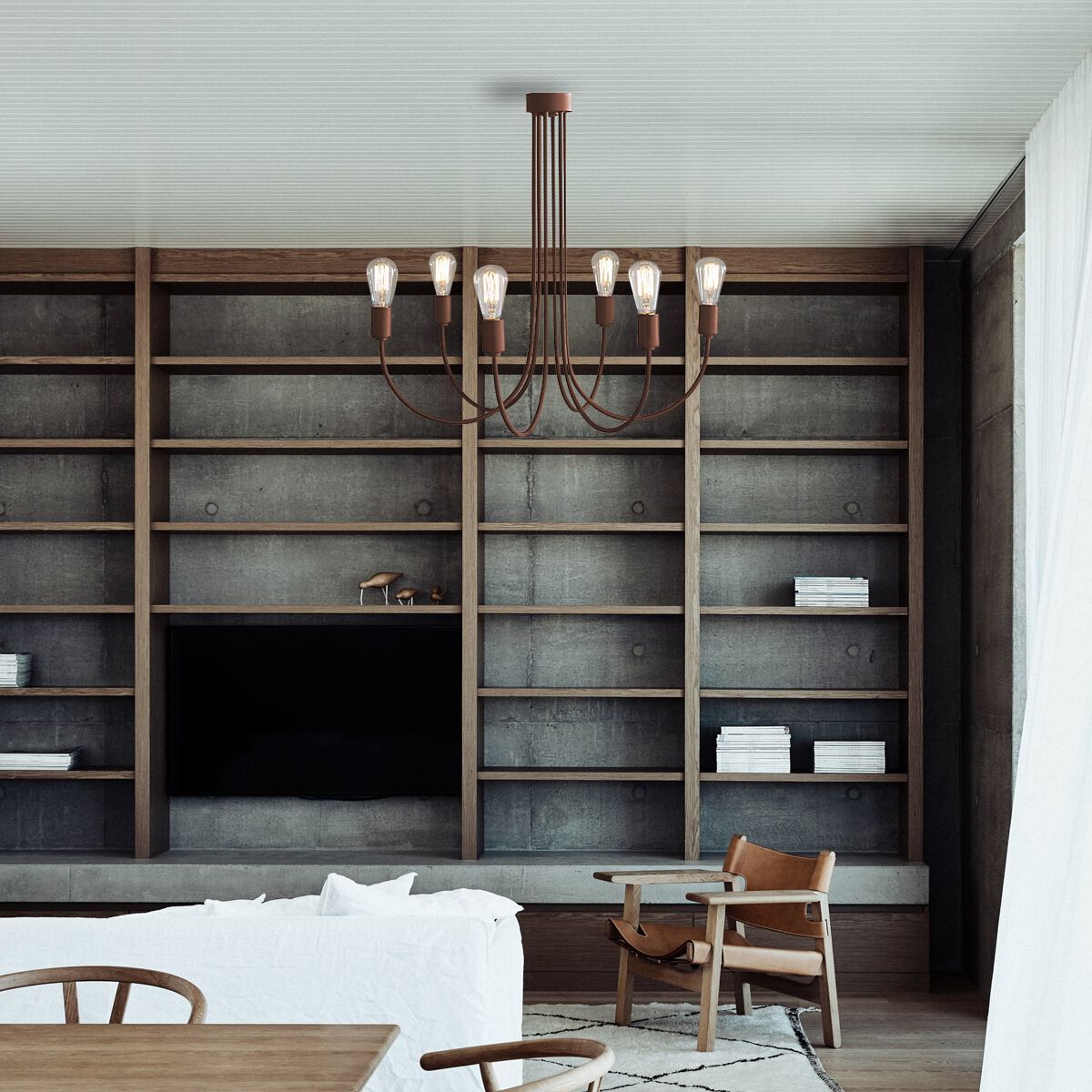 Светодиодный потолочный светильник с фиксированной рукояткой WayPoint люстра ARCH-00005172 - Вид №2