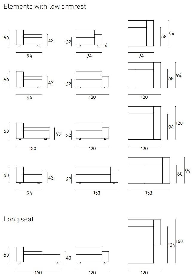 Living Divani Диван-кровать со съемным чехлом Wall sun-id-1510735 - Вид №5
