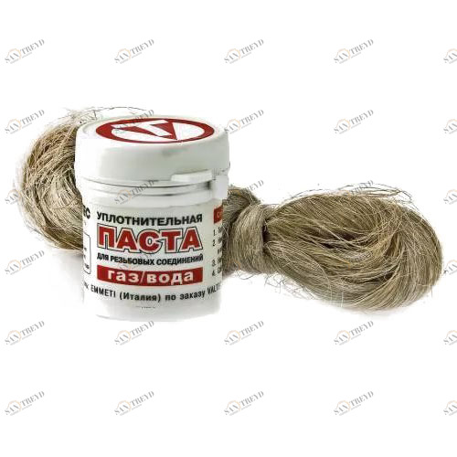 Комплект монтажный VALTEC №1 (паста 20 гр.+лен) Santreyd 4591