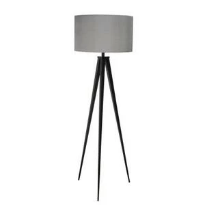 Лампа напольная Tripod, серая
