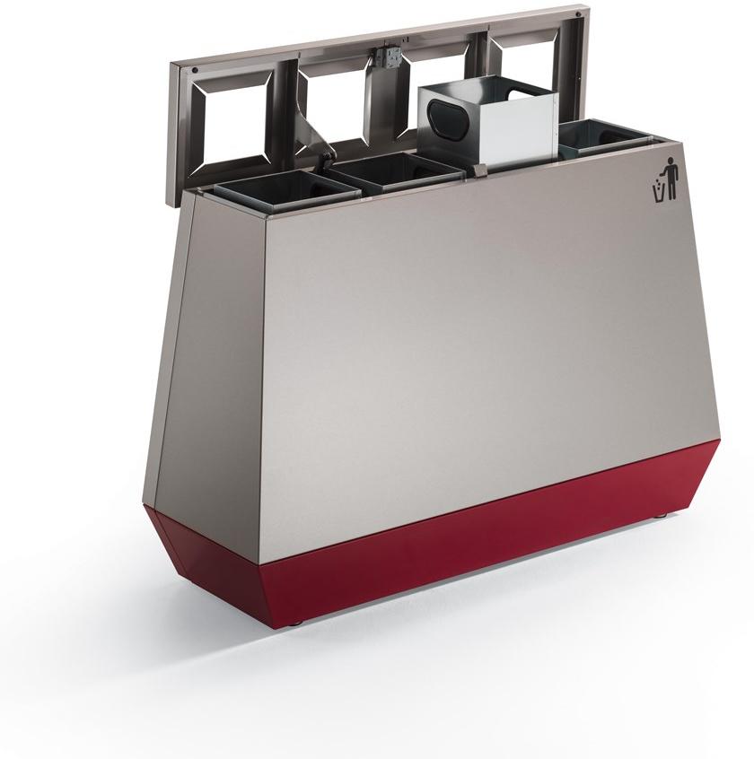 City Design Контейнер для мусора из стали для раздельного сбора мусора sun-id-1449788 - Вид №2