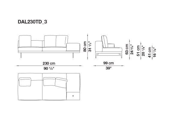 Кожаный диван B&B Italia док ARCH-00130675 - Вид №127