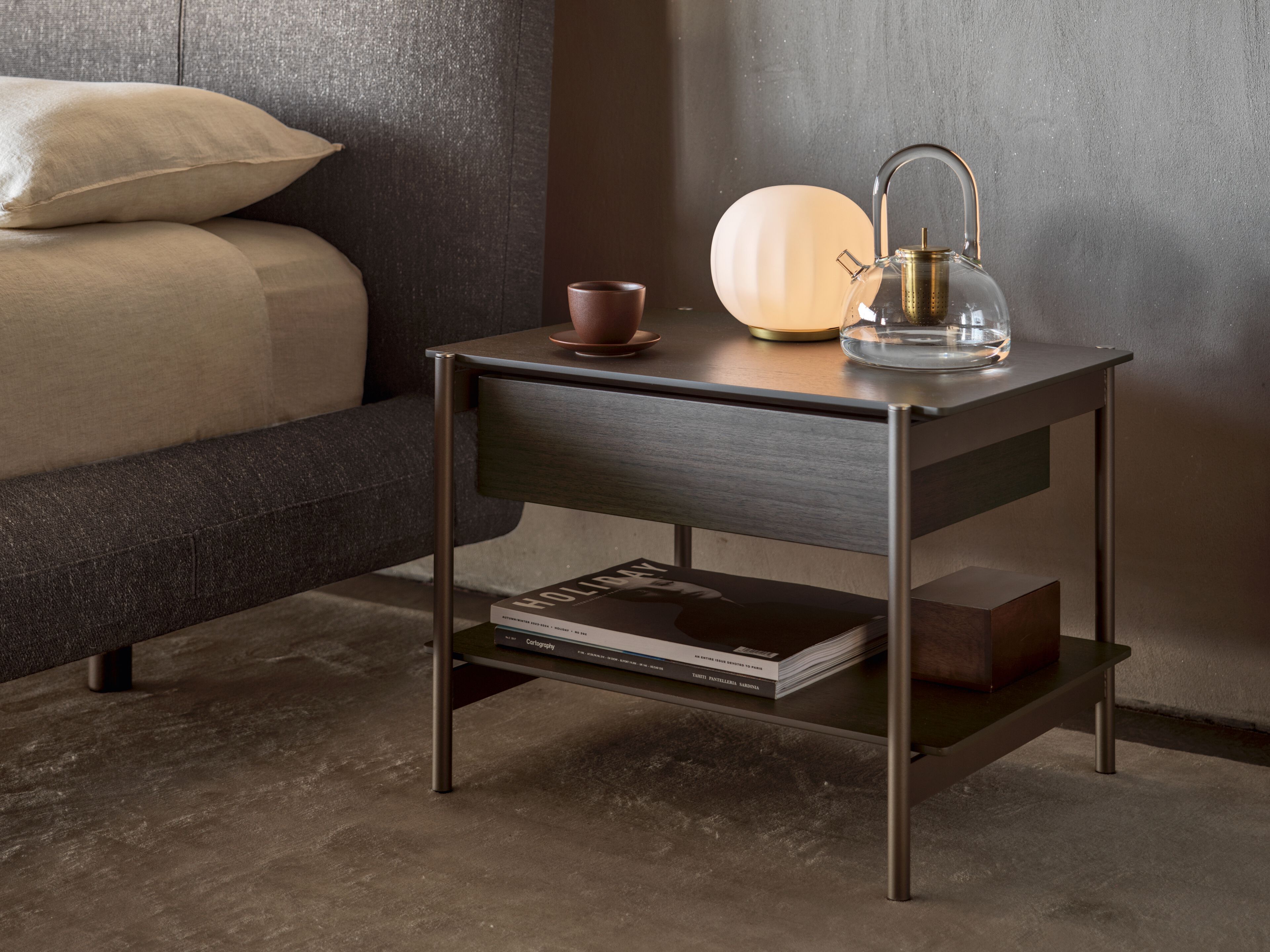 Деревянная прямоугольная тумбочка Ditre Italia Erys ARCH-00080092 - Вид №4