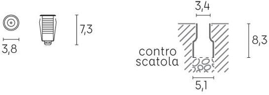 SOVIL Ступень светодиодная напольная из нержавеющей стали sun-id-1510218 - Вид №8