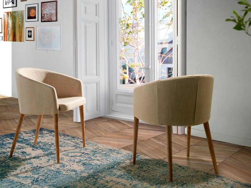 Angel Cerdá Стул из ткани с подлокотниками New chair 4007 dc685 Angel Cerda - Вид №5