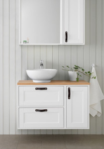 1561140 Шкаф Для Умывальника Eden 900 600 M 300 Боковой Шкаф V ... Hafa