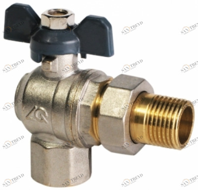 Кран шаровый амер. 1/2 L U В г/ш угл. со сгоном баб AQL 1171 AQL 1171 AQUALINK 181226