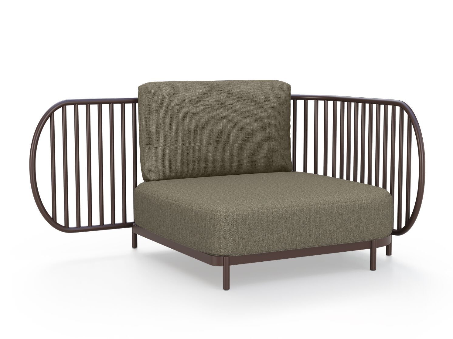 Алюминиевое и Угловое садовое кресло Sunbrella® YAAZ Ova ARCH-00037810 - Вид №1