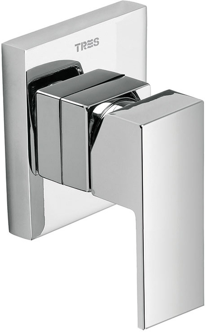 1-ходовой скрытый смеситель для душа CUADRO с одной ручкой-106177 TRES