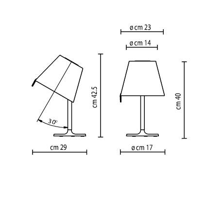 Artemide Melampo notte 0710010A лампа настольная 65843 - Вид №6