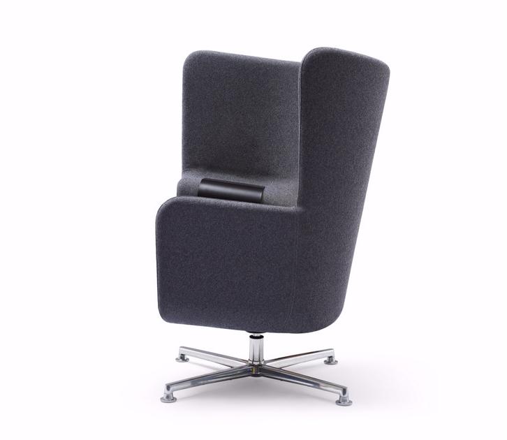 Quinti Sedute Кресло из ткани с 4 спицами и высокой спинкой Hip sun-id-1457164 - Вид №1