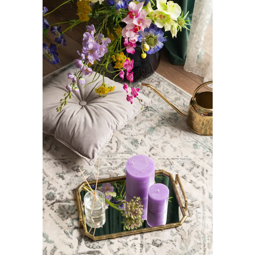 Подушка Бархат 43х43 см серая LINEN WAY STLM-2087001 - Вид №4
