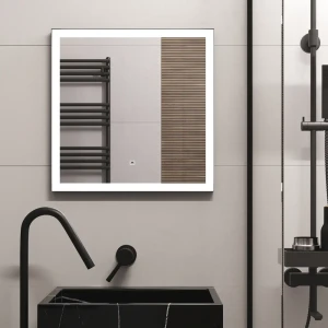 Зеркало для ванной Omega Glass Нант SD70 с подсветкой 60x60 см квадратное