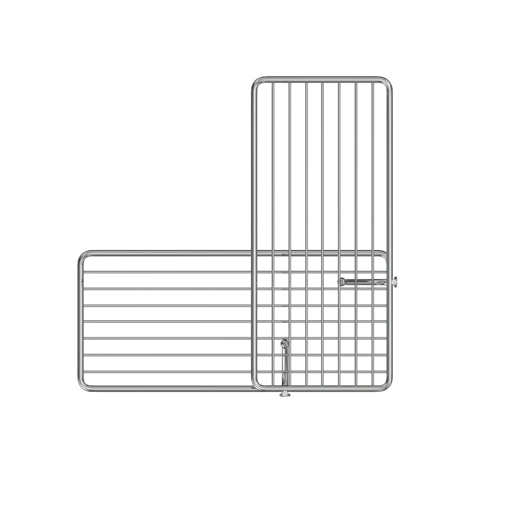 Полка настенная угловая двойная Lemer Soul 22.5x35x22.5 см металл цвет хром 83744061 STLM-2201526 - Вид №1