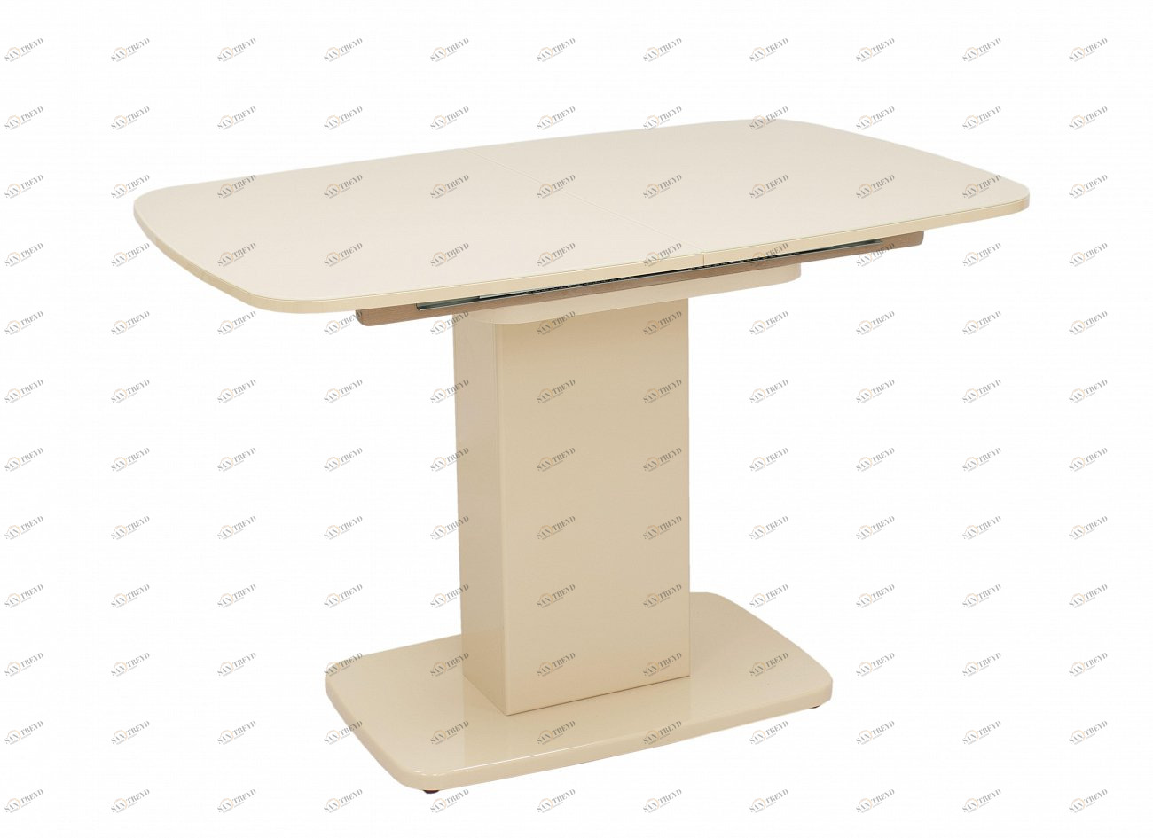 Обеденный стол раздвижной капучино Leset "Денвер 1Р" IMPEX  00-3967200 Бежевый 
