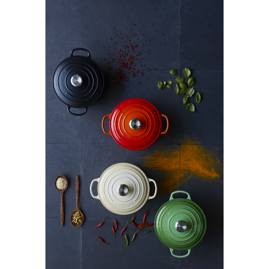 Кастрюля чугунная Le Creuset, Ø24 см, оранжевая 21177240902430 - Вид №10