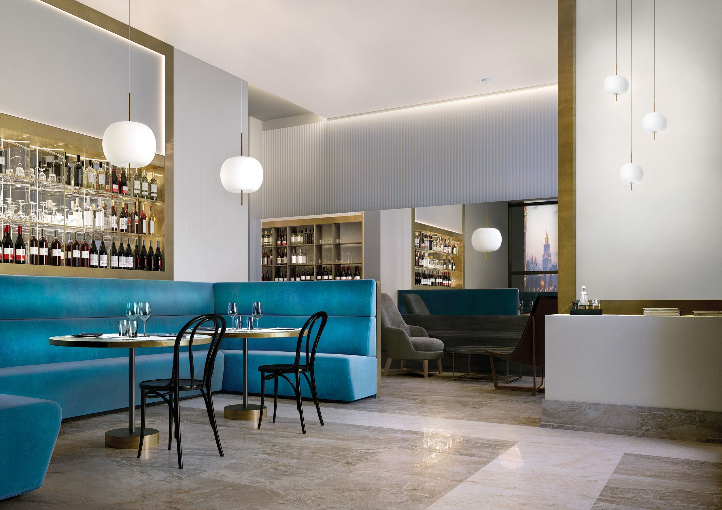 Подвесной светильник из опалового стекла In Stock KDLN ARCH-00113486 - Вид №2