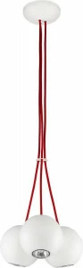 Подвесная люстра Nowodvorski Bubble 6025 NOWODVORSKI BUBBLE WHITE-RED 186487 Белый