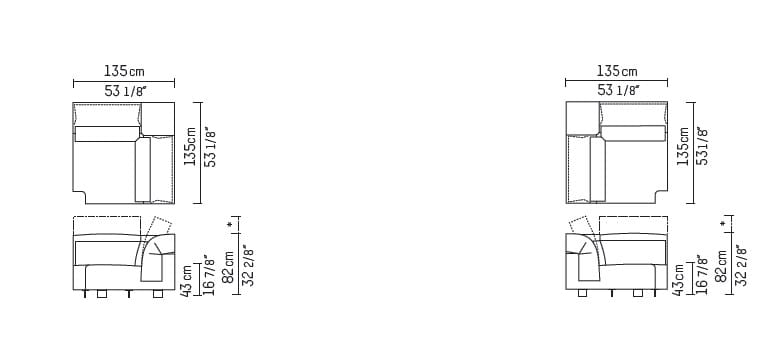 Съемный диван из ткани Piet Boon Rens ARCH-00150445 - Вид №6