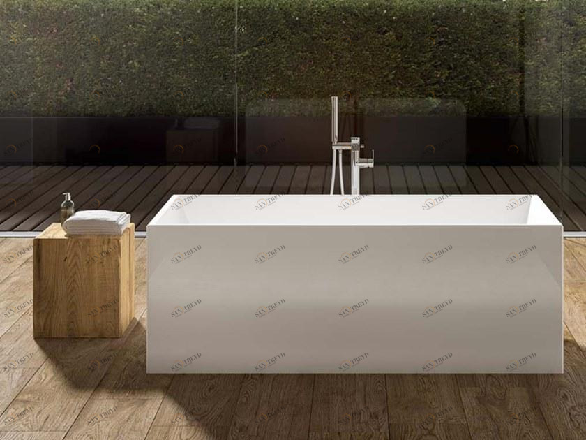 Albatros Отдельностоящая прямоугольная акриловая ванна  01idb8nf 