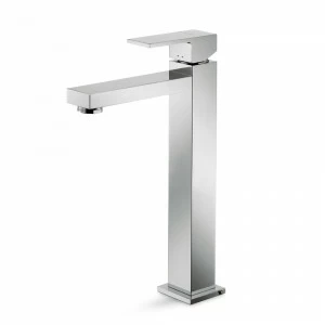 Смеситель однорычажный, высокая версия для верхней раковины, без сливного гарнитура ERGO Q NEWFORM Италия