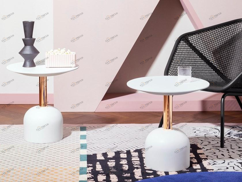 Miniforms Круглый лакированный журнальный столик Illo sun-id-1405072