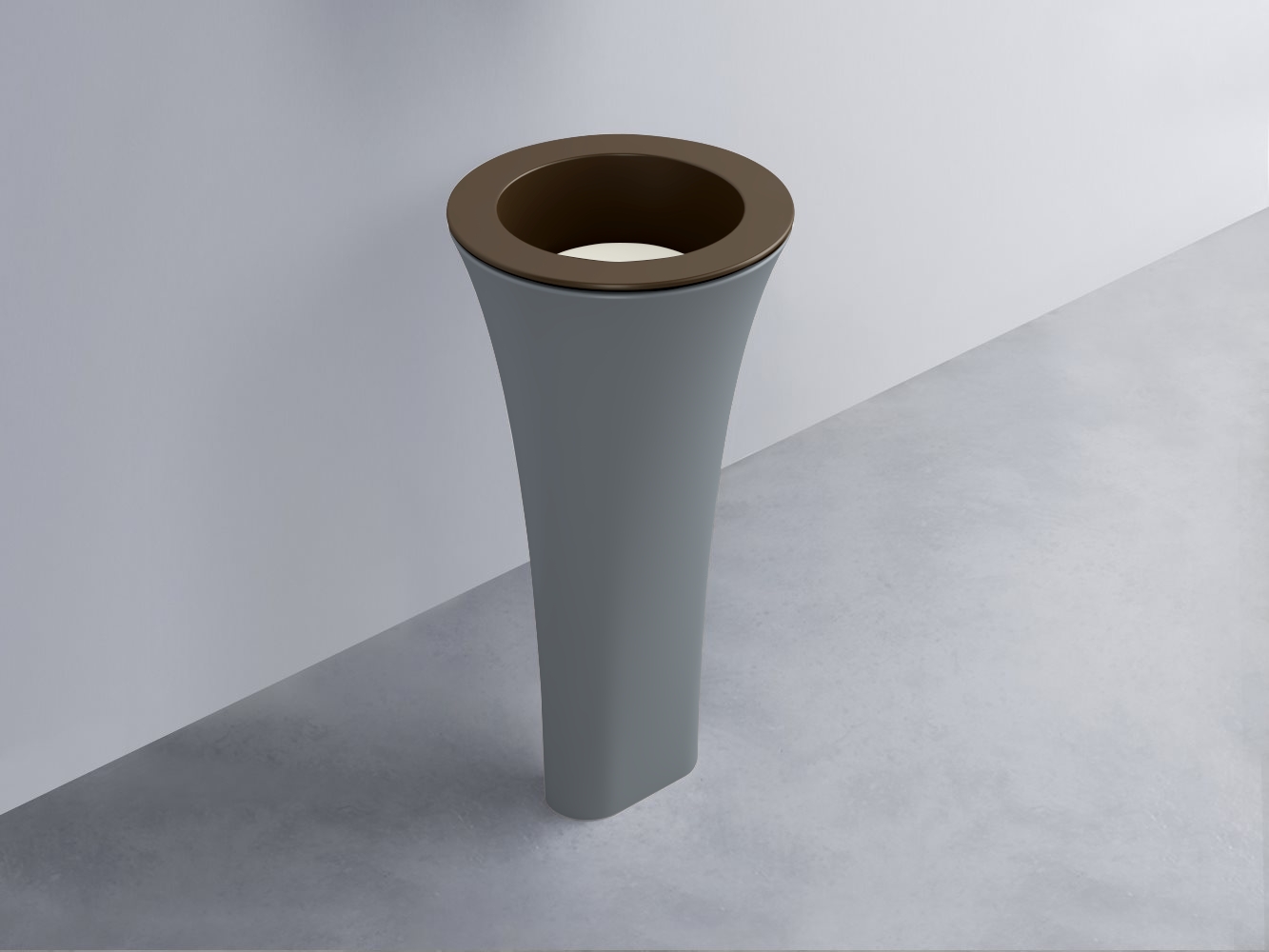 AMLA45-CA+AMPILT-TL+AMCOLT-BR Раковина Amedeo Tondo отдельностоящая cielo Enjoy + Amedeo Ceramica Cielo