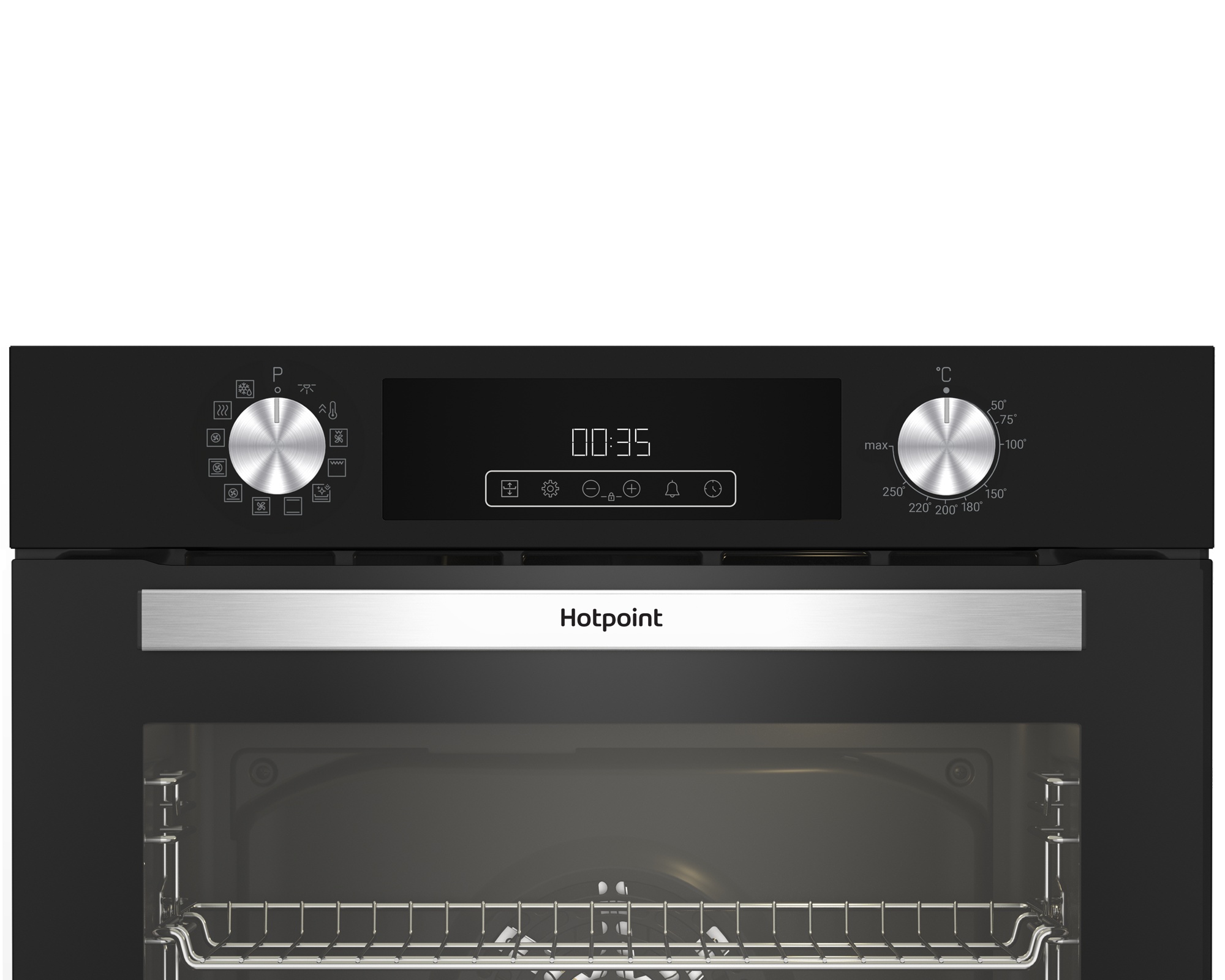 9241417 Электрический духовой шкаф Hotpoint HFE8 921 H BL черный STDN-0007531 - Вид №2