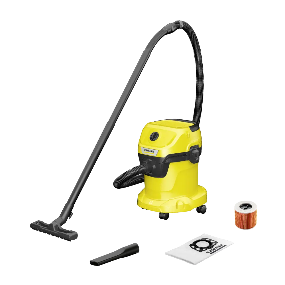 Пылесос строительный Karcher WD 3, 1000 Вт, 15 л STLM-2125210