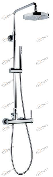 newform Душевая стойка с переключателем на ручной душ с верхним душем Colonne doccia 61151